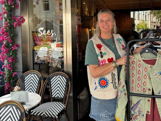 Caroline (50) ging van kantoor naar een coffee & conceptstore